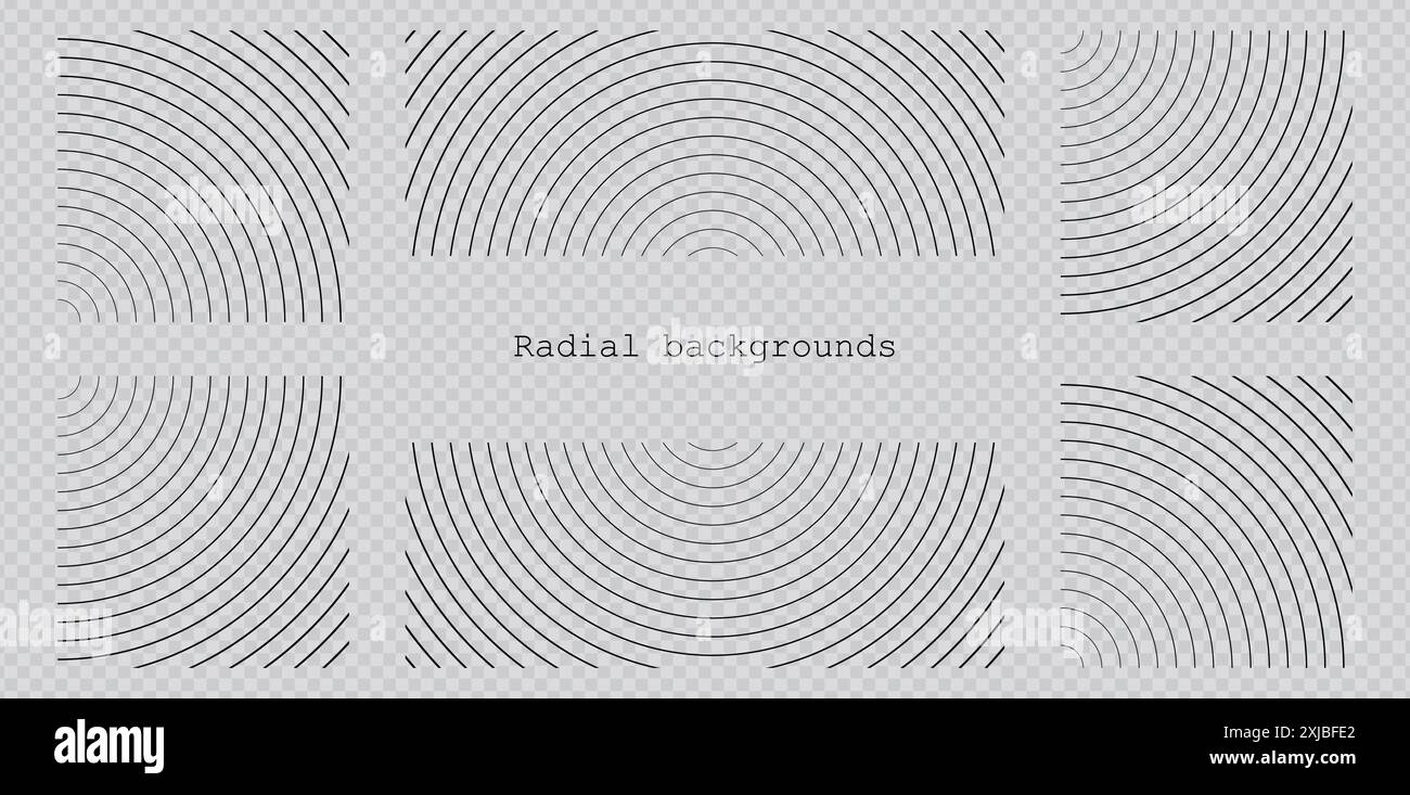 Concentric arc pattern radial hi-res stock photography and images - Alamy