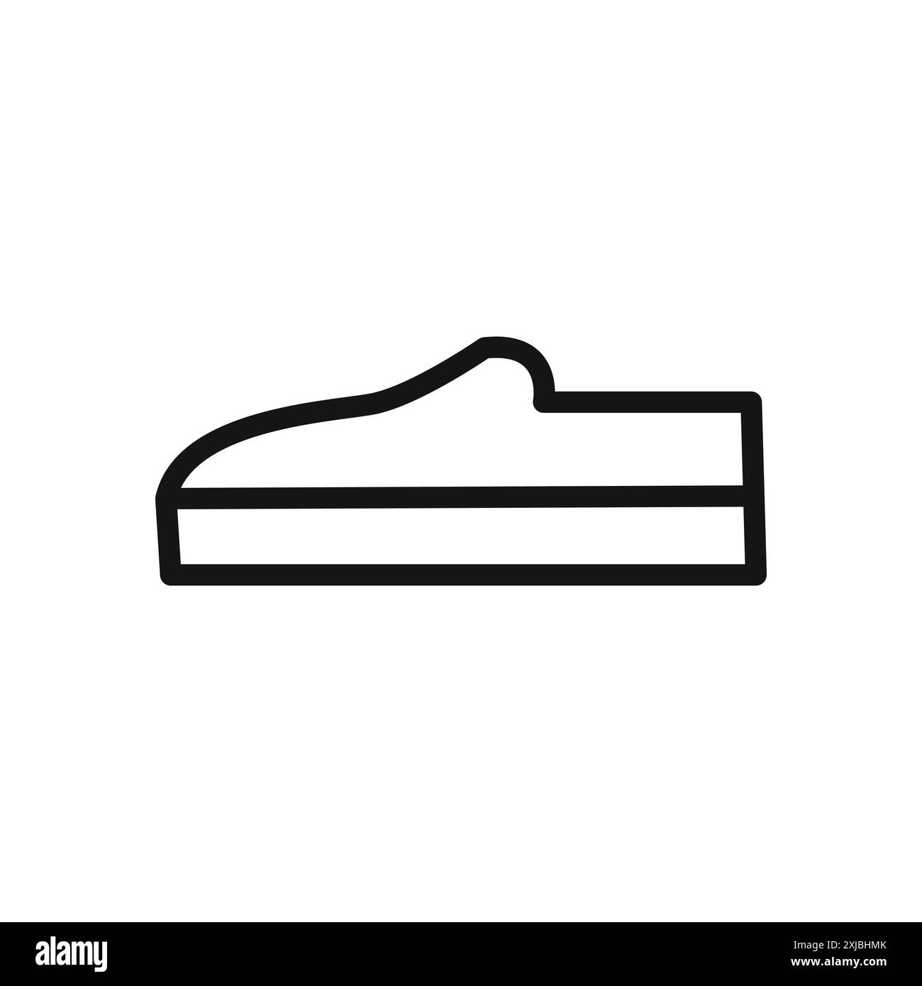 Espadrille icon linear vector graphics sign or symbol set for web app ui Stock Vector