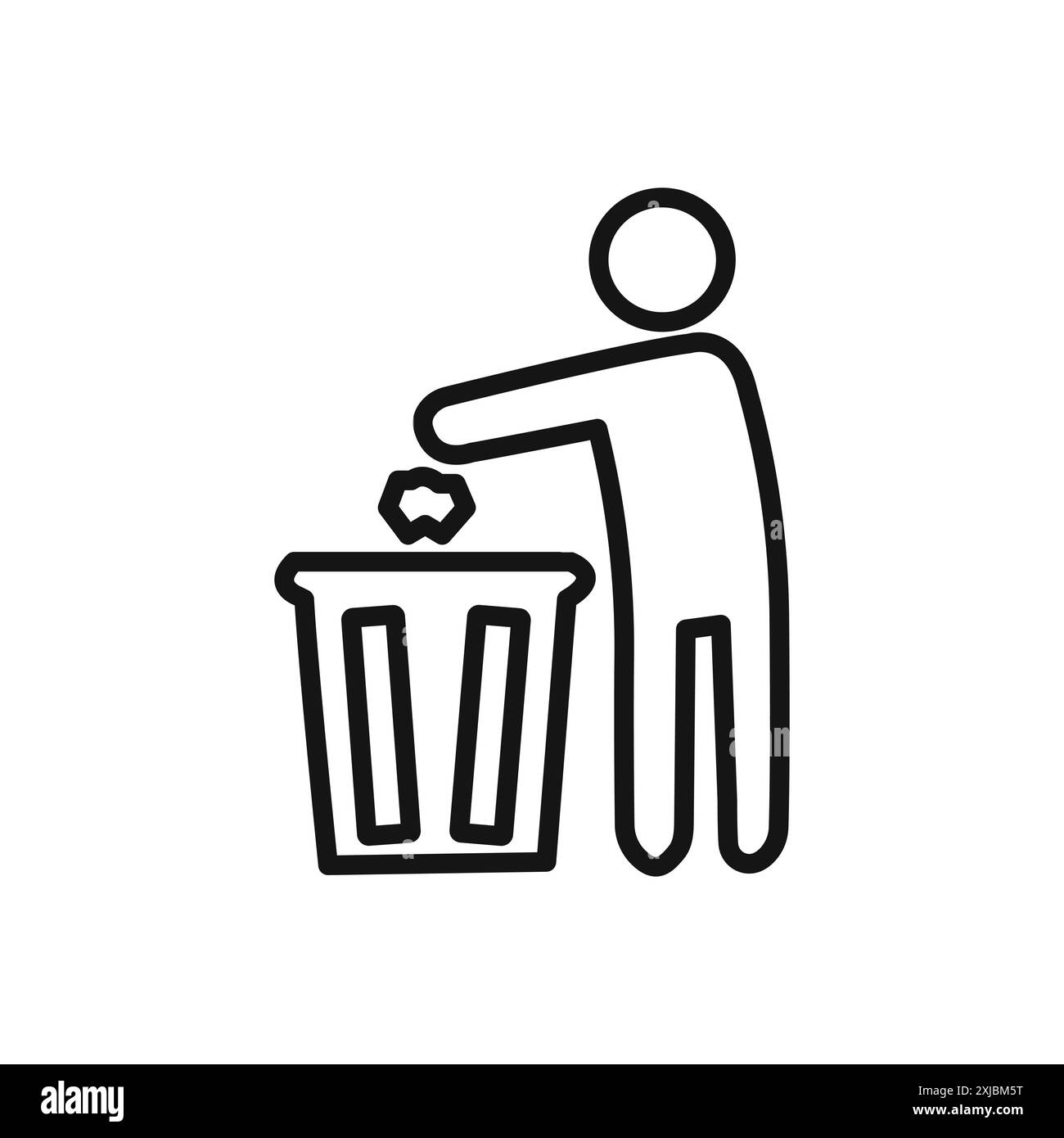 No littering sign vector illustration Stock Vector Images Alamy