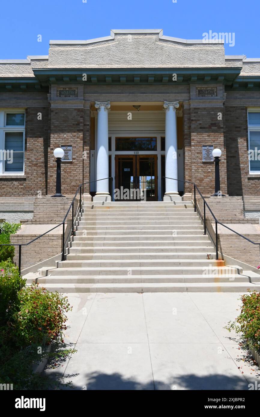 UPLAND, CALIFORNIA 14 JULY 2024 The Carnegie Library, historically