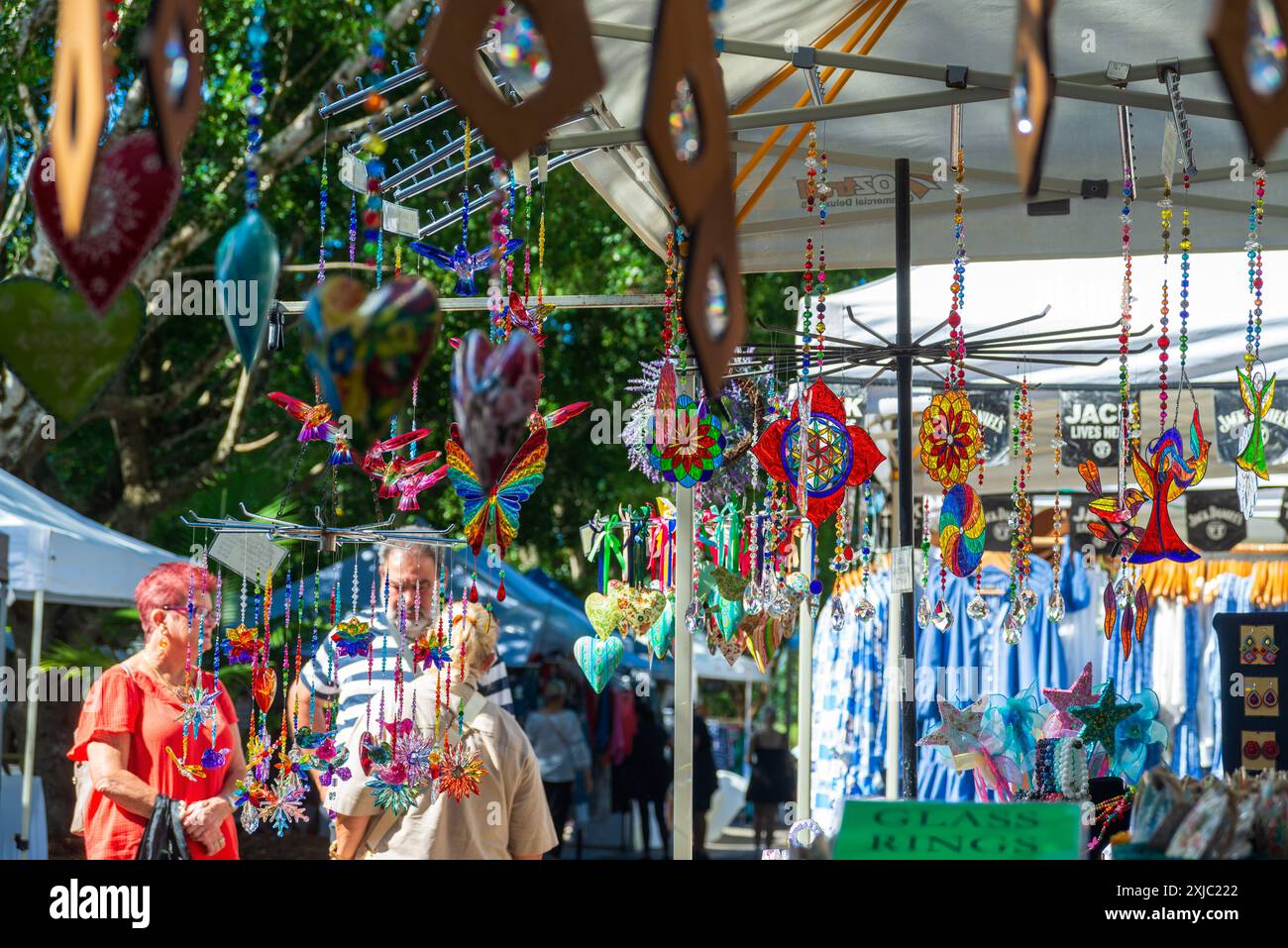 Yandina Markets, Sunshine Coast, Queensland, Australia Stock Photo