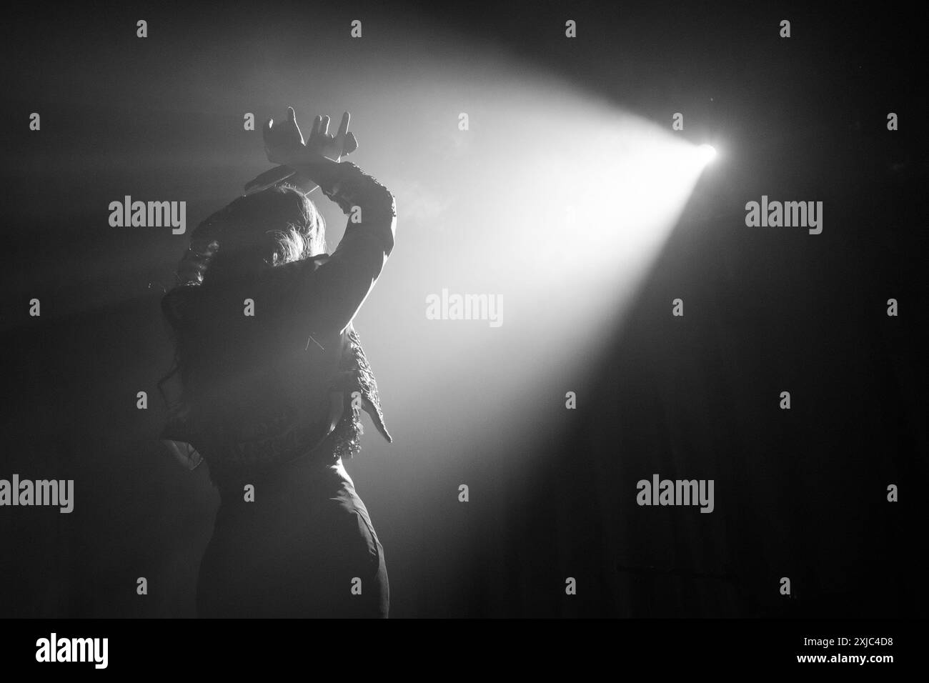 The singer Marina Carmona performs during the concert at the Sala Villanos in Madrid, June 16, 2024, Spain Featuring: Marina Carmona Where: Madrid, Spain When: 16 Jun 2024 Credit: Oscar Gonzalez/WENN Stock Photo