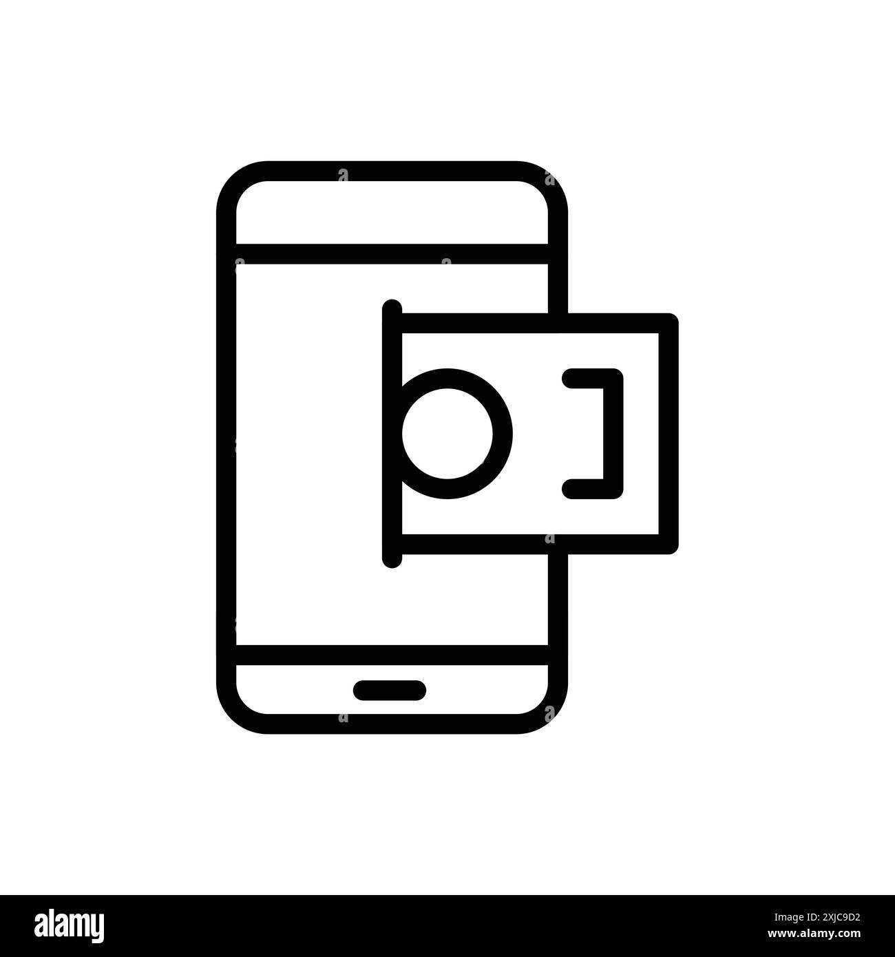 Payment method icon Flat set in black and white color outline vector Stock Vector