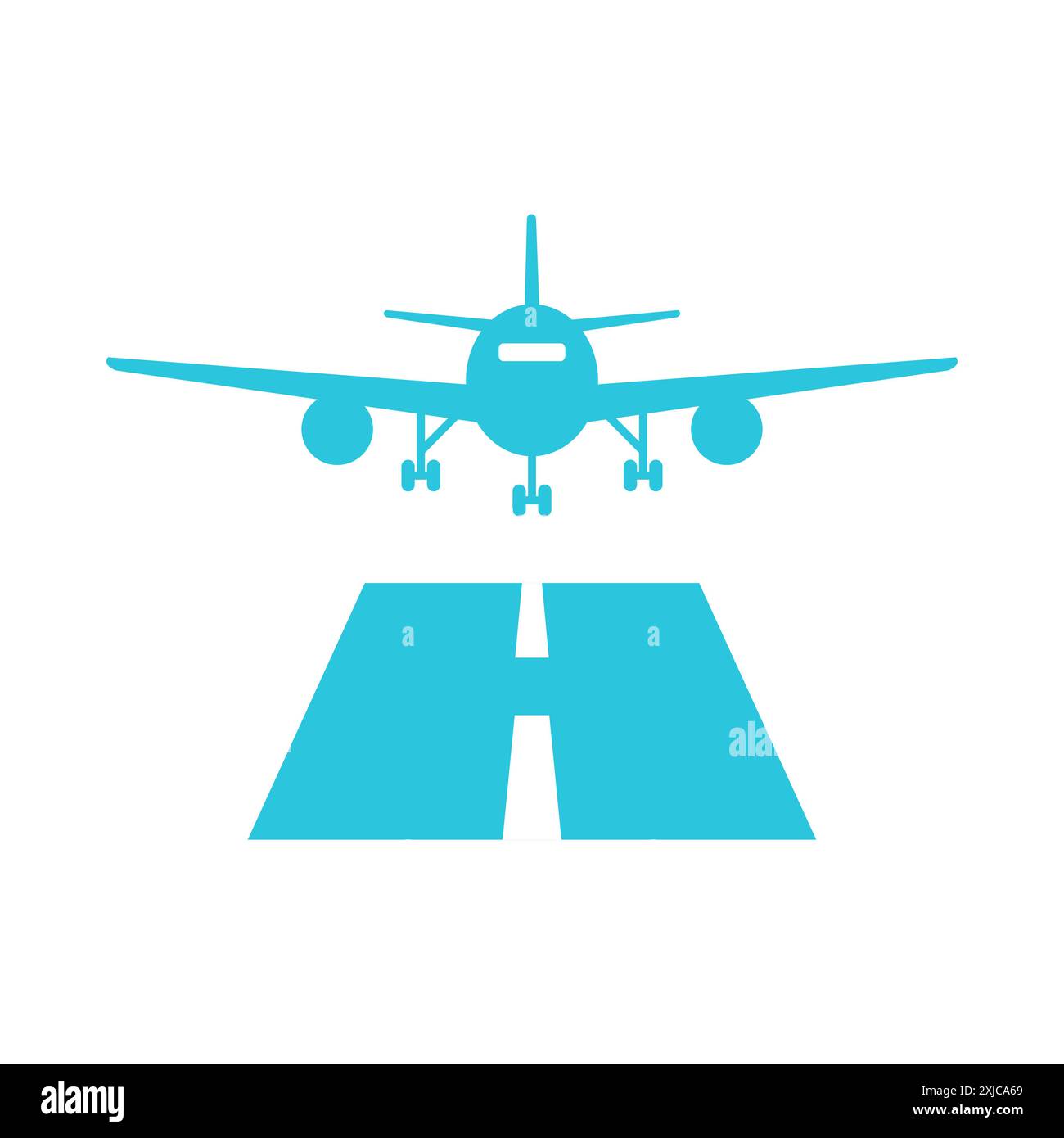 Landing track airport Stock Vector Images - Alamy
