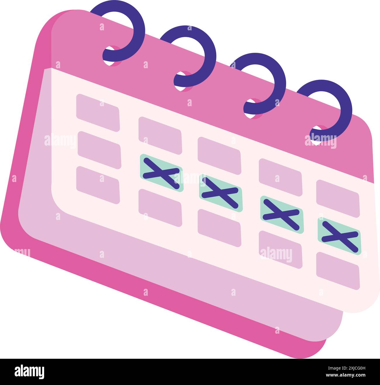 Family chore schedule calendar stock vector image art alamy
