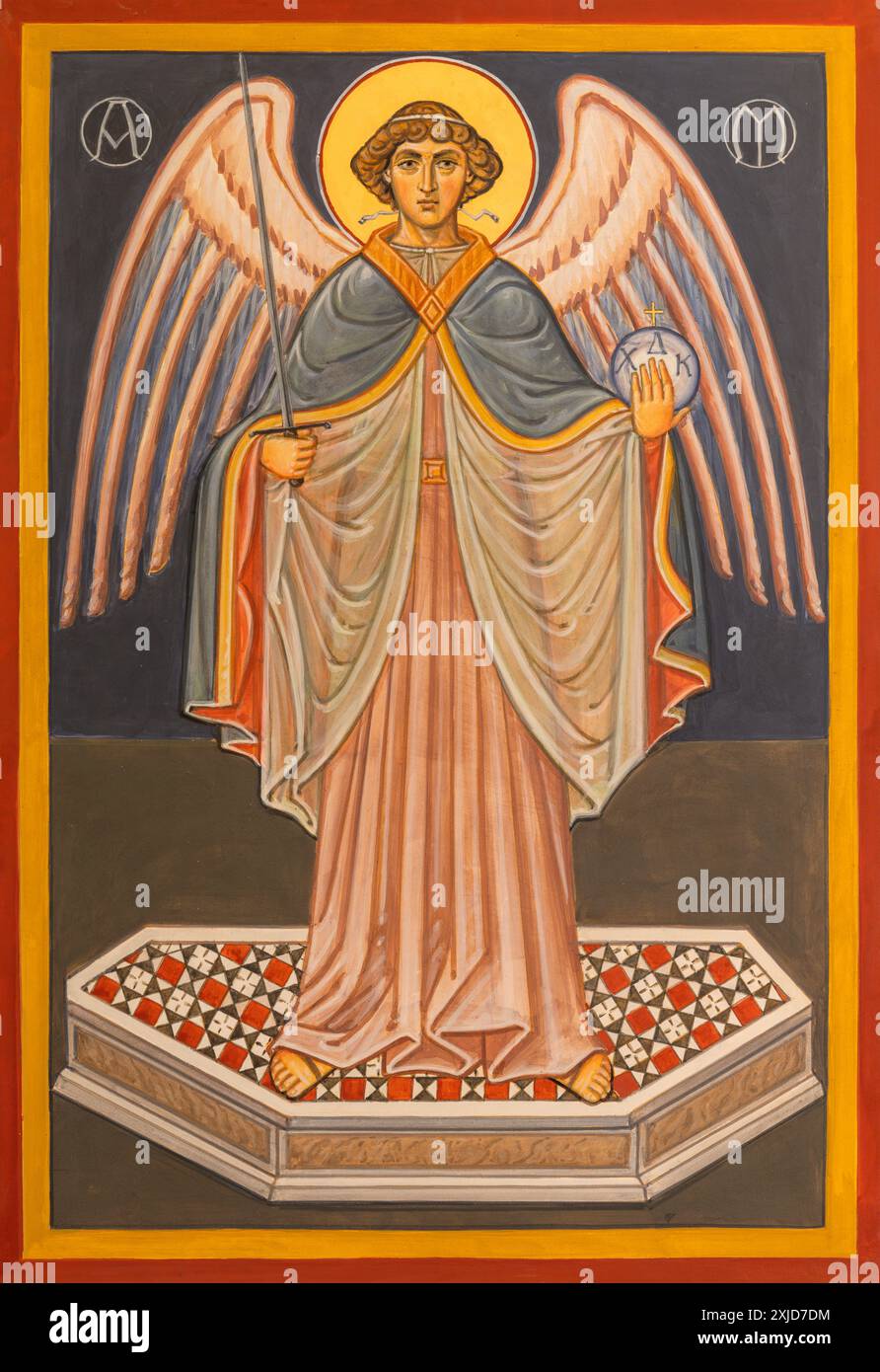 Icon of st michael the archangel hi-res stock photography and images ...