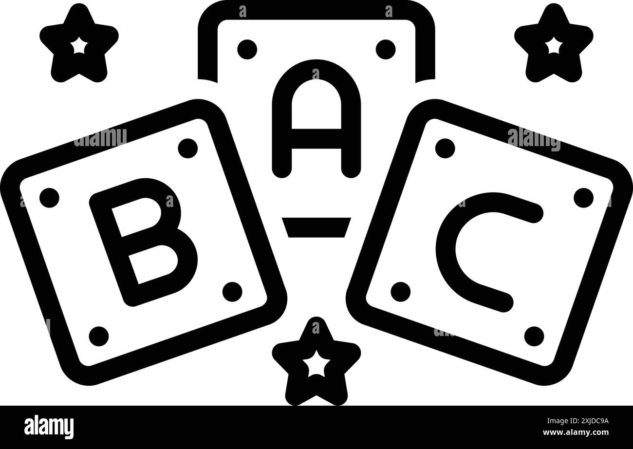 Icon for abc,block Stock Vector Image & Art Alamy