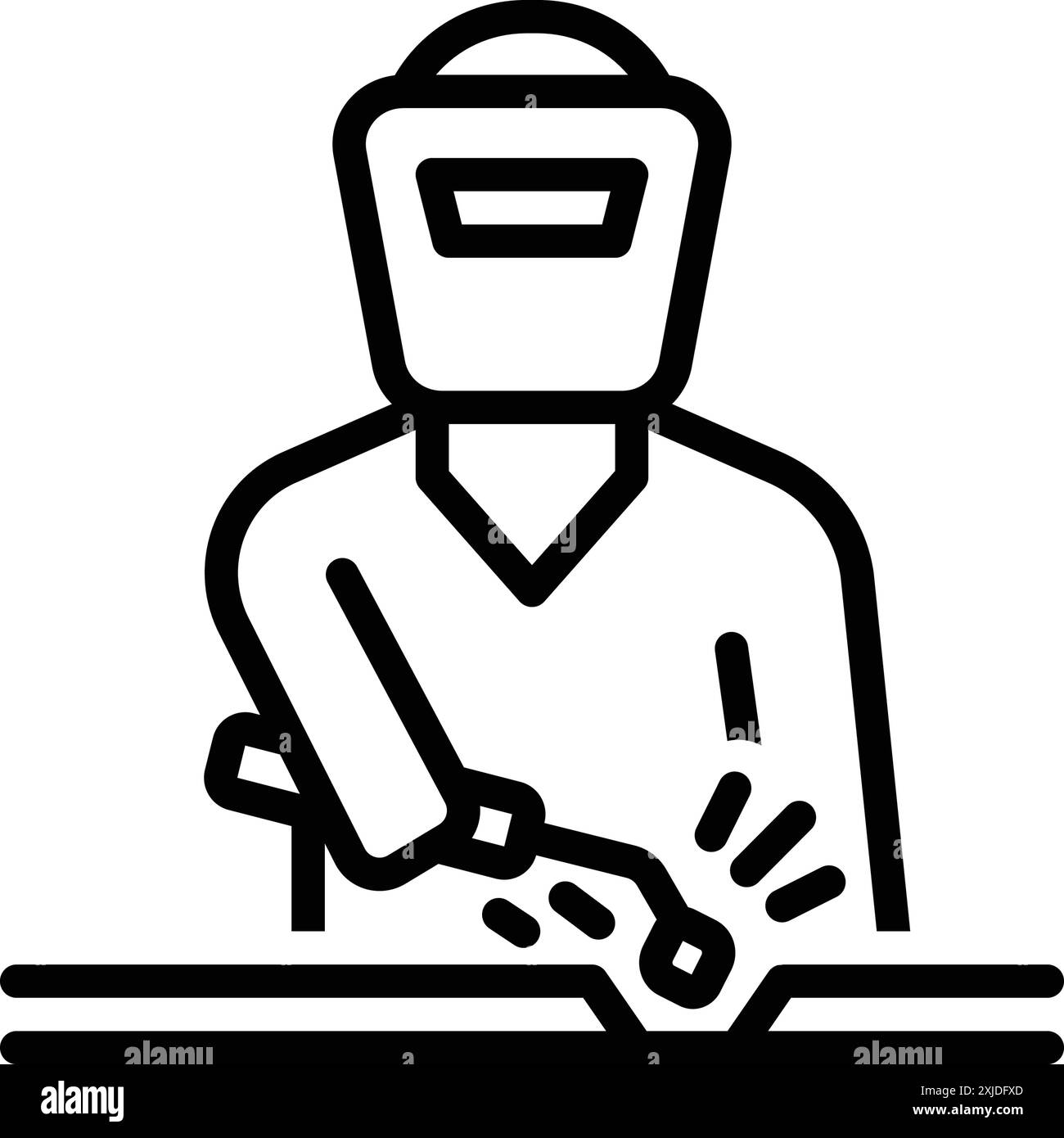 Icon for welding ,welder Stock Vector Image & Art - Alamy