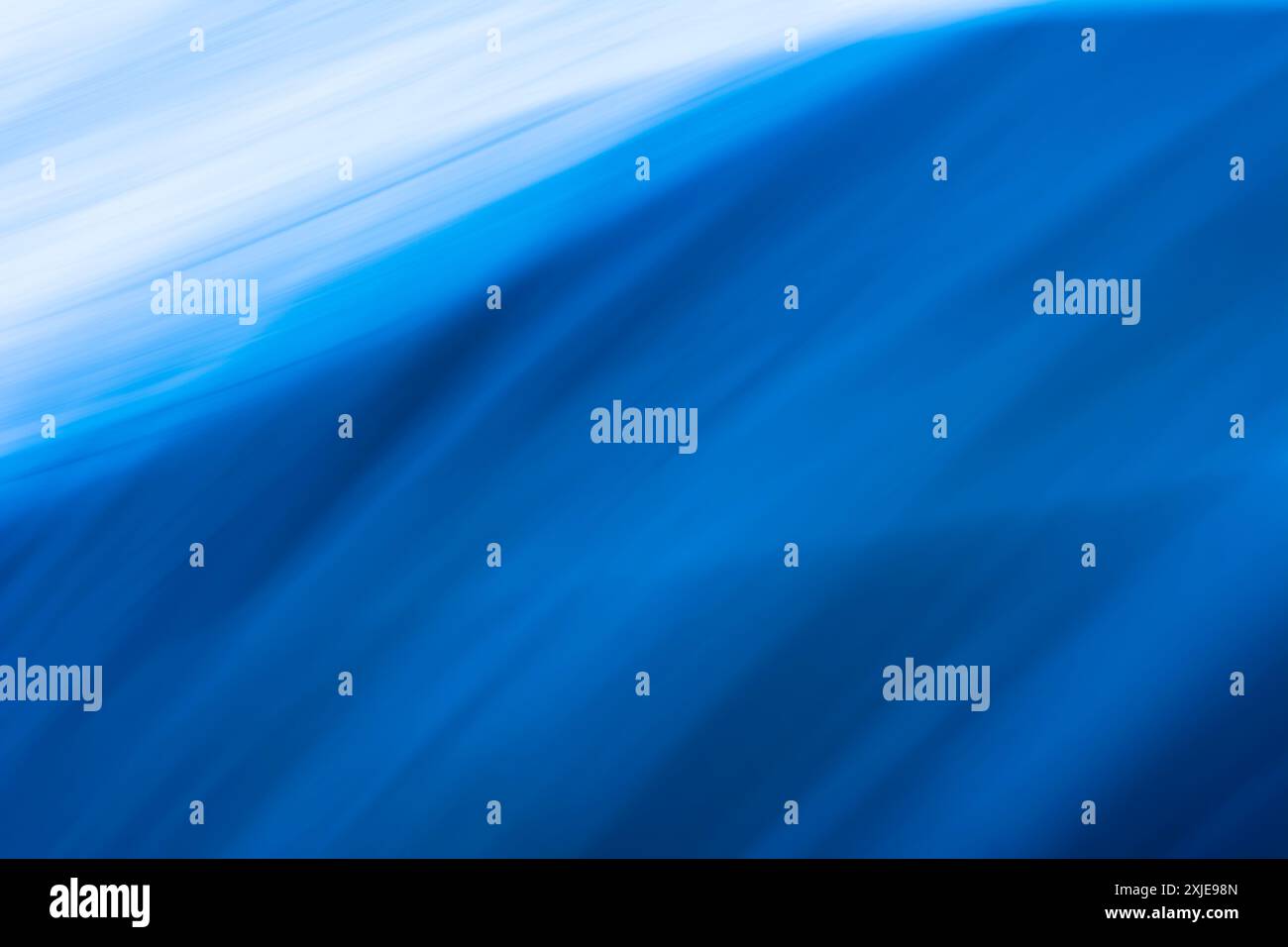 Abstract horizontal blue background banner and waves, lines and gradient. Backdrop Stock Photo