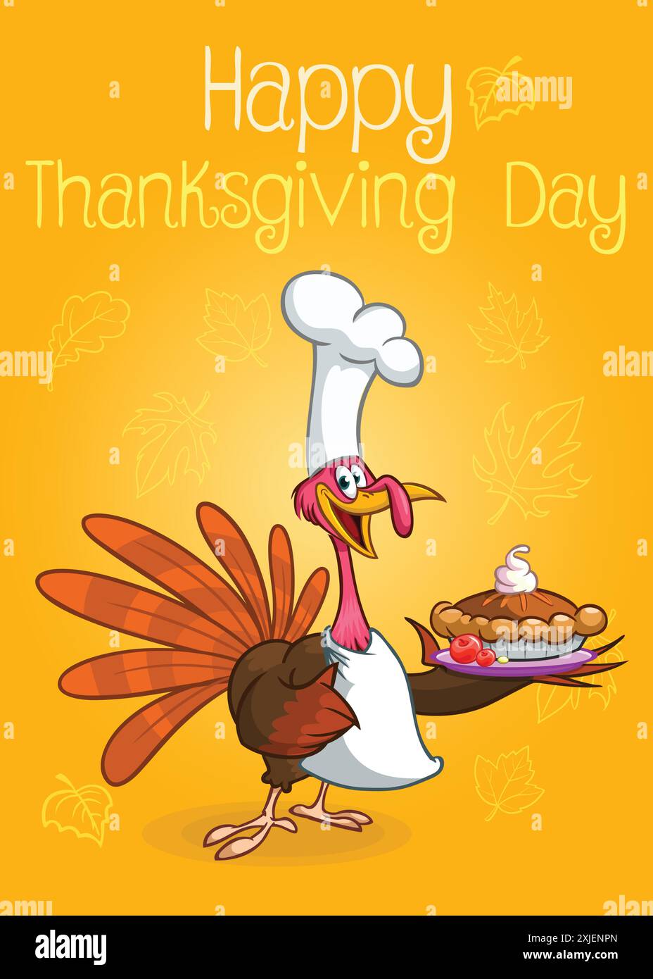 Cartoon happy cute thanksgiving turkey bird. Design for Thanksgiving ...