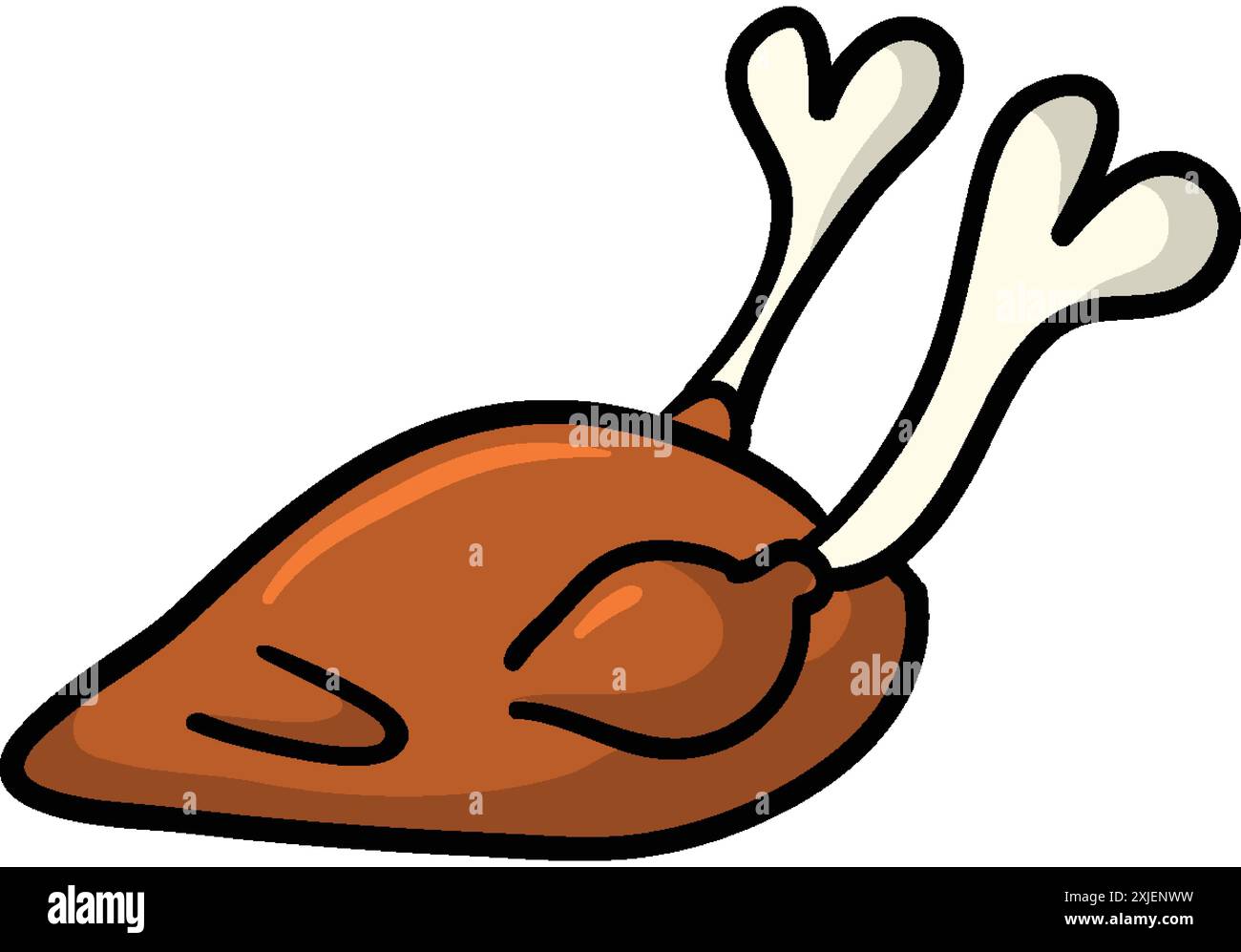 Cook roasted turkey christmas Stock Vector Images - Alamy