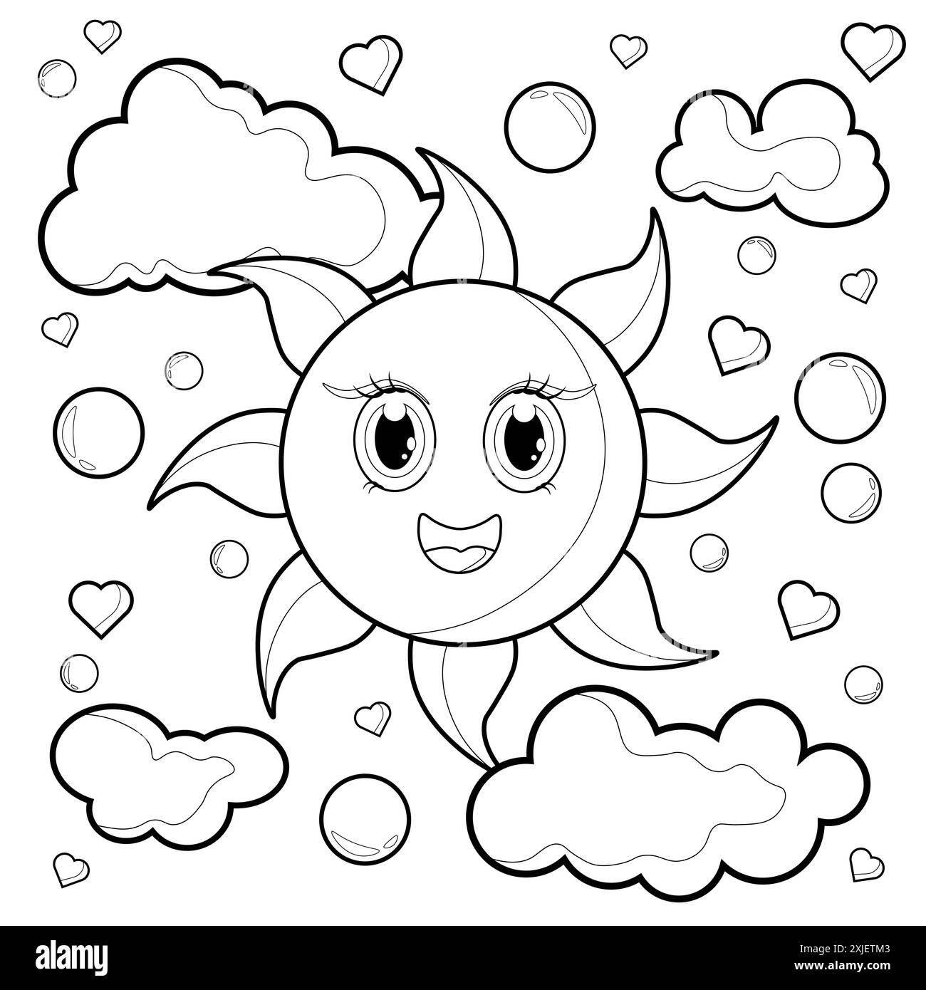 Coloring cartoon for kids hi res stock photography and images Alamy
