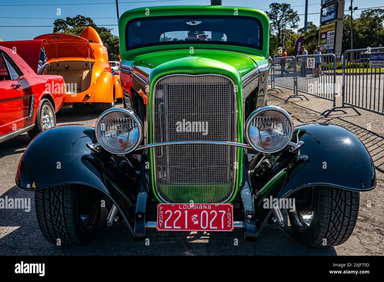 Gulfport, MS - October 01, 2023: High perspective front view of a 1932 ...