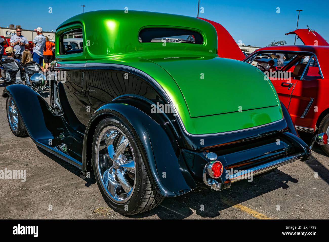 Gulfport, MS - October 01, 2023: High perspective rear corner view of a ...