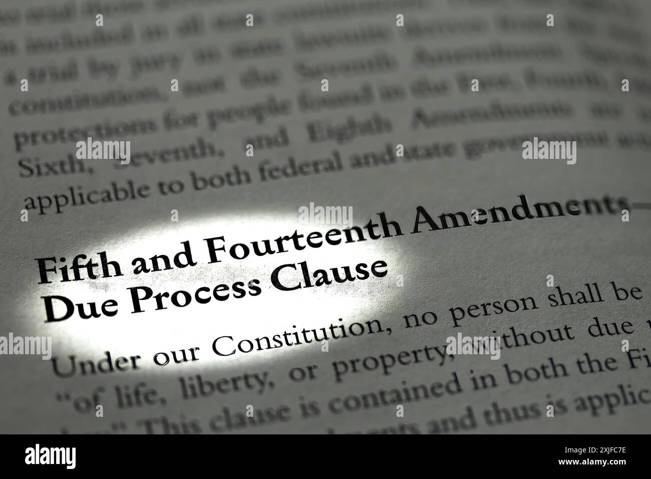 Due process clause hi-res stock photography and images - Alamy