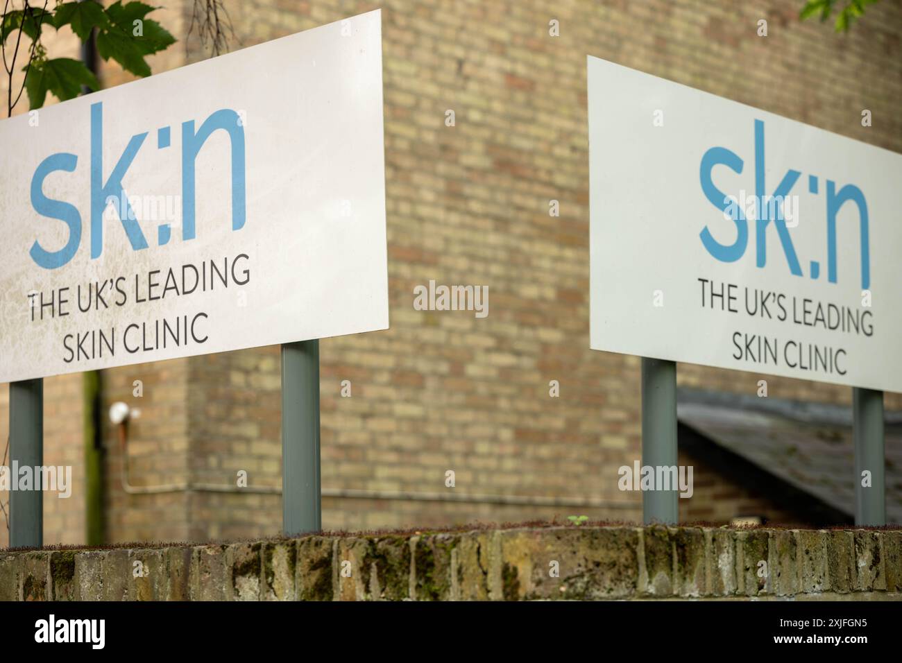 Brentwood Essex 18th Jul 2024  Five companies in The Sk:n Group, which owns sk:n, The sk:n, Harley Medical Group, Skinbrands, The Skin Experts and ABC Medical, have ceased trading. The firm had over seventy branches in the UK; including Brentwood Essex (Pictured) Credit: Ian Davidson/Alamy Live News Stock Photo