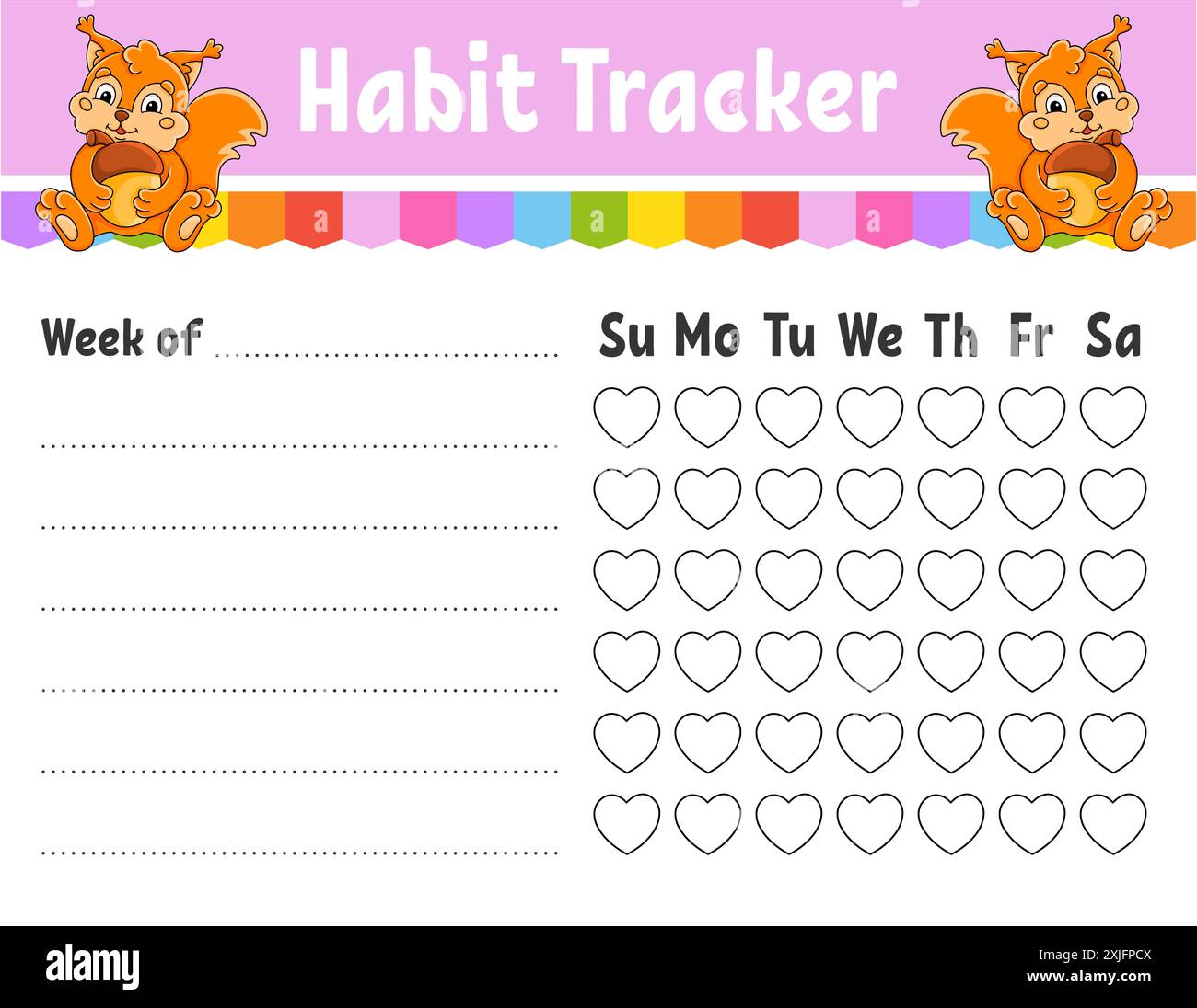 Habit tracker for kids hi-res stock photography and images - Alamy