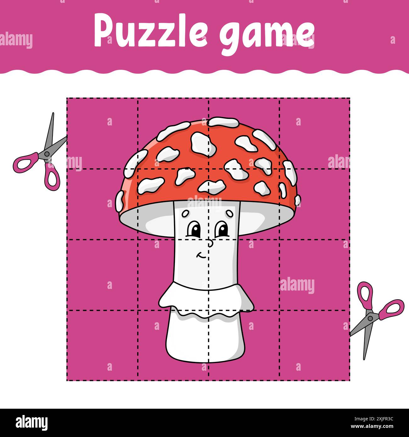 Puzzle game for kids. Education developing worksheet. Learning game for ...