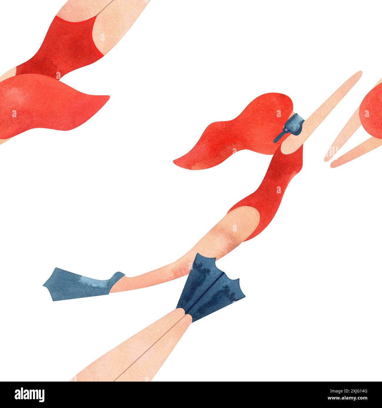 Woman floating pool Cut Out Stock Images & Pictures - Alamy