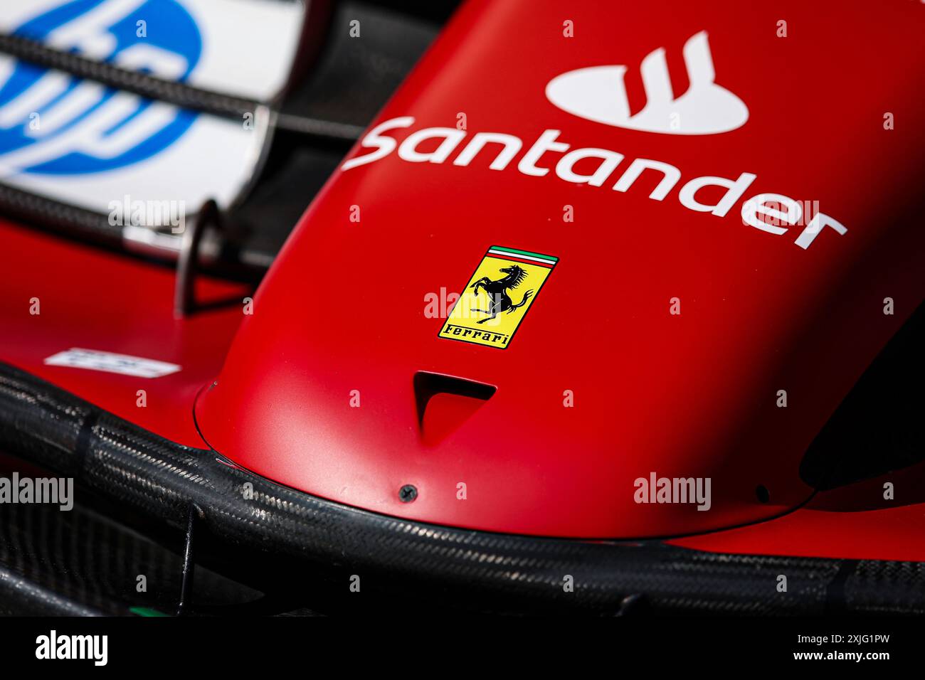 Scuderia Ferrari SF24, mechanical detail front wing during the Formula