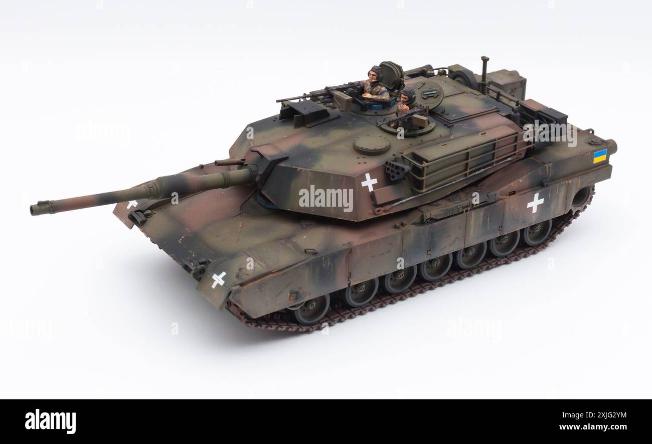 A 1/35 Scale model of the M1A1 Abrams (Ukrainian Edition) Main
