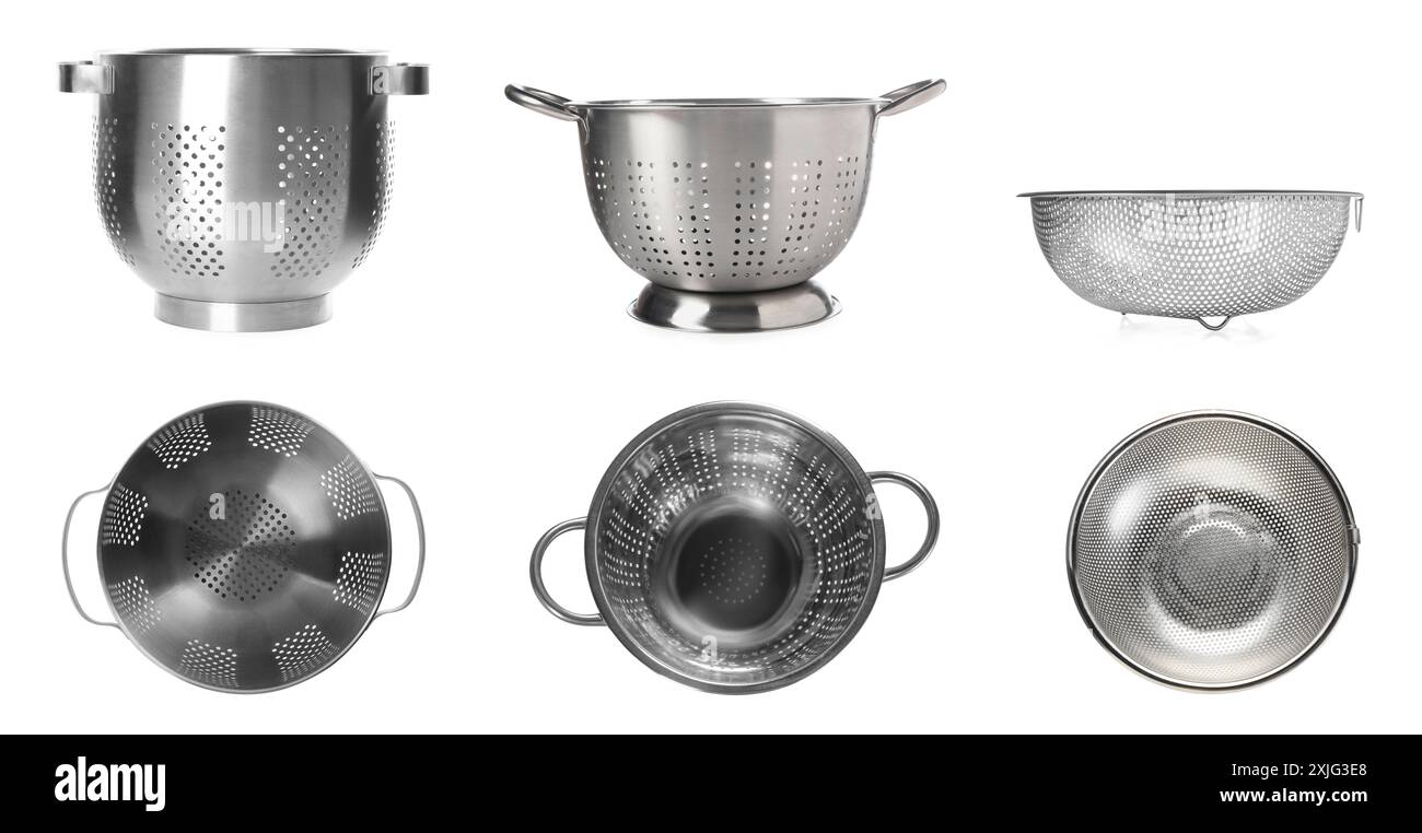Top view on round chrome hi-res stock photography and images - Alamy