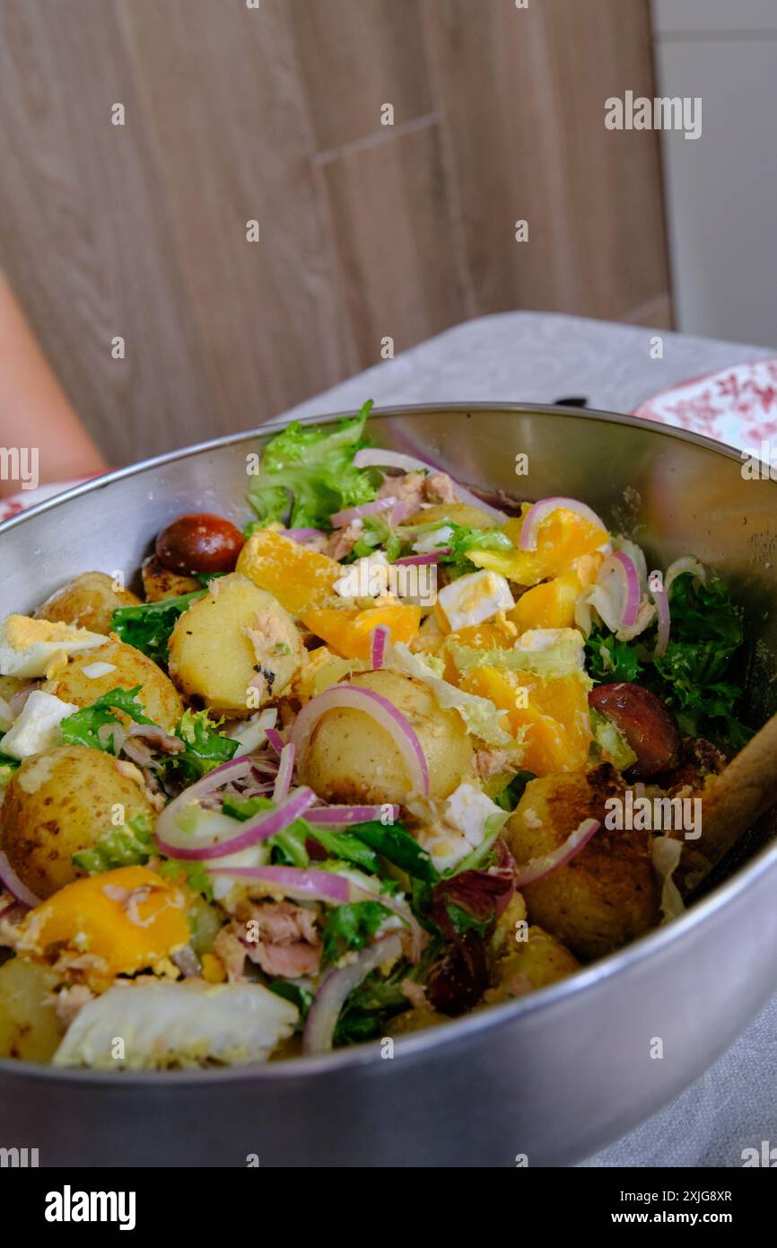 Healthy summer lunch potato hi-res stock photography and images - Alamy