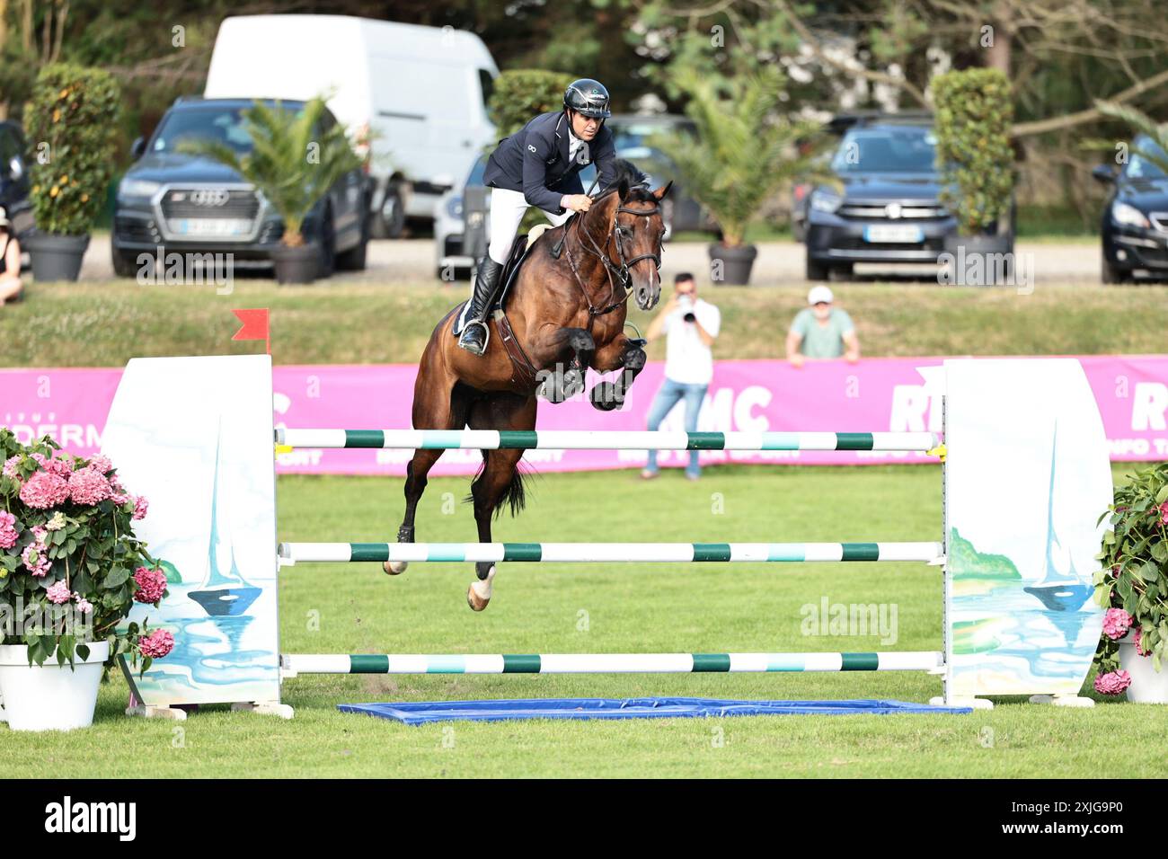 Nicolas Pizarro of Mexico with Pia Contra during the Prix du Conseil ...
