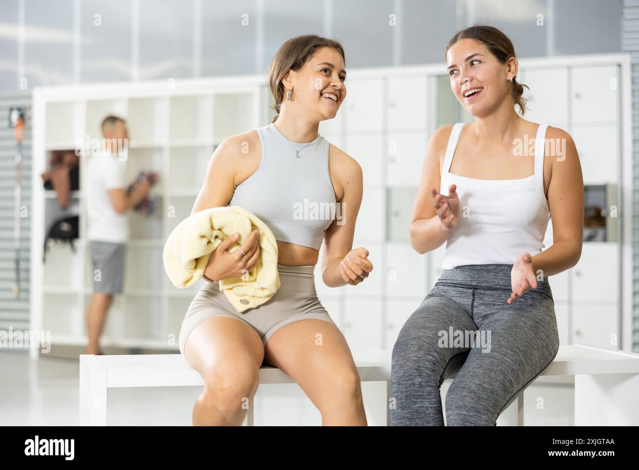 Locker room talk hi-res stock photography and images - Alamy