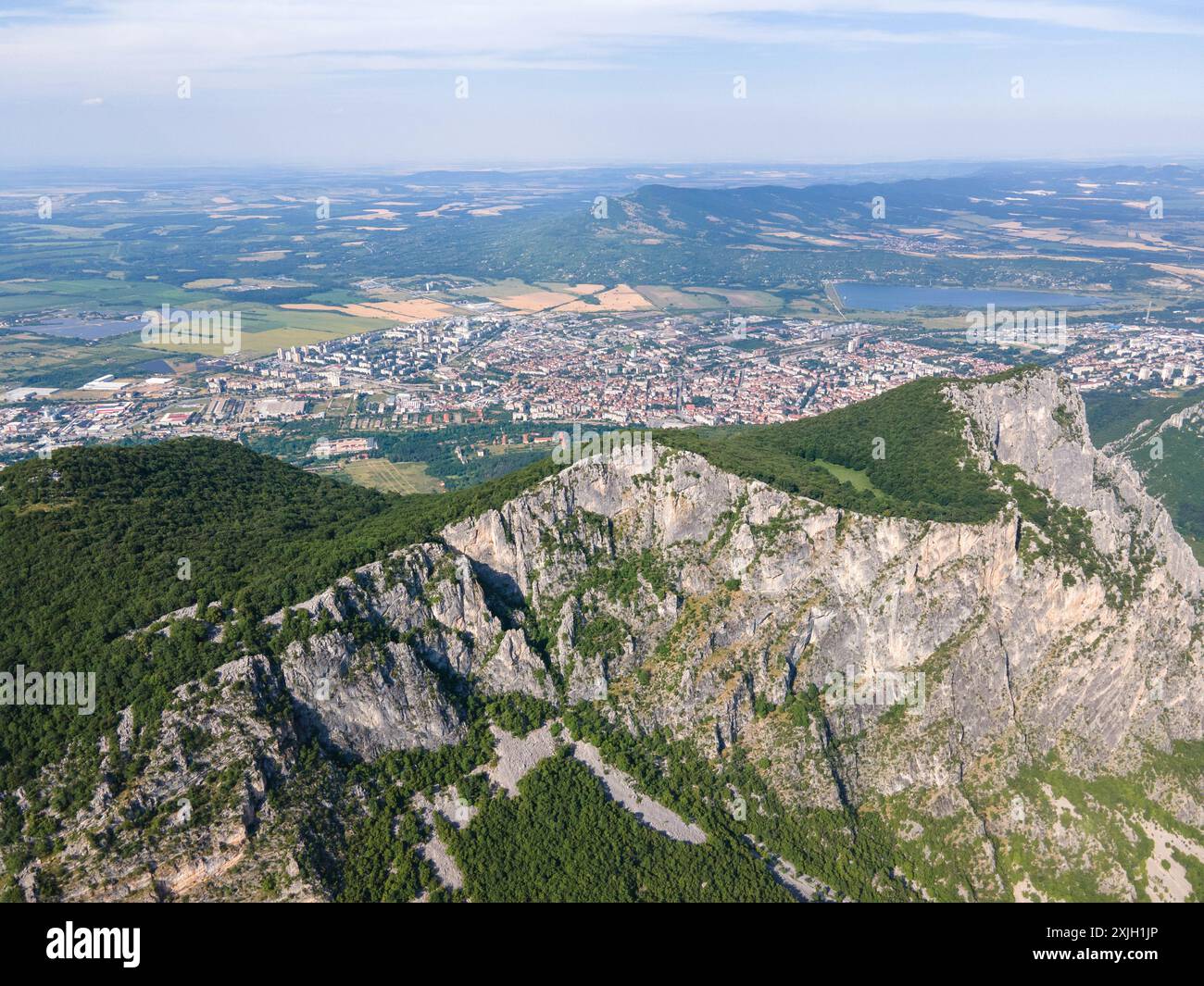 Amazing Aerial Summer Landscape of Vratsata pass at Balkan Mountains ...