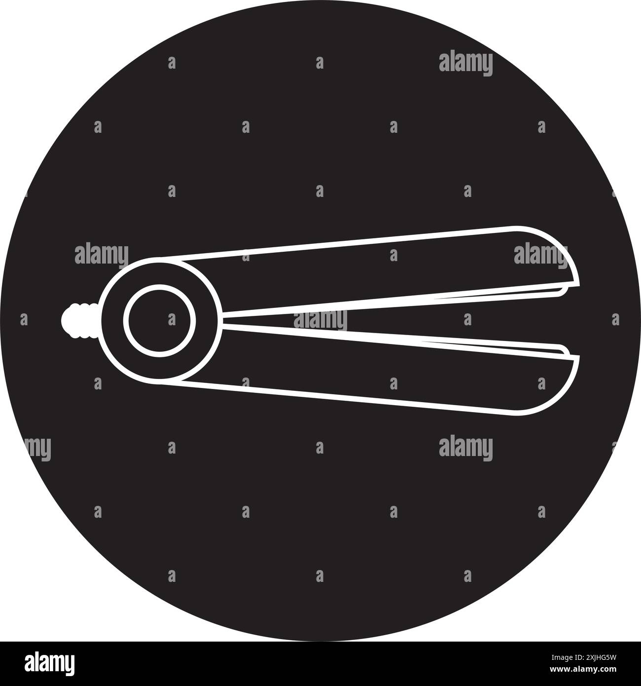 Hair Straightener icon vector symbol design Stock Vector Image & Art ...