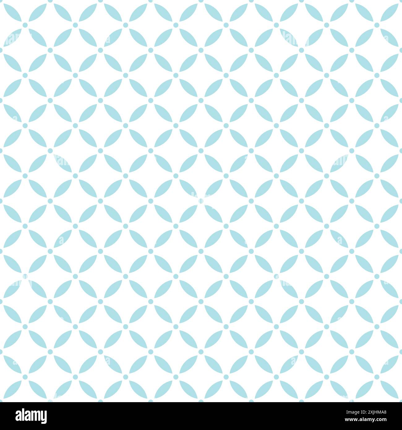 Seamless abstract floral pattern. Vector blue and white background ...