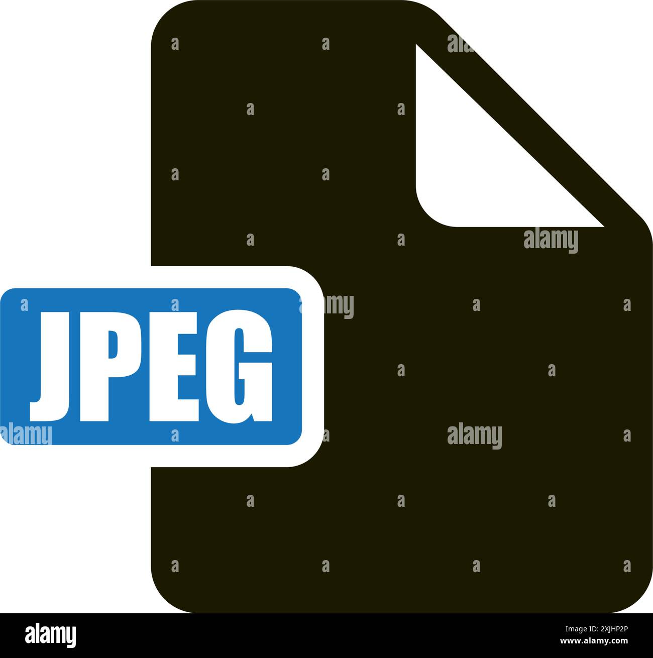 JPEG file icon illustration element design Stock Vector