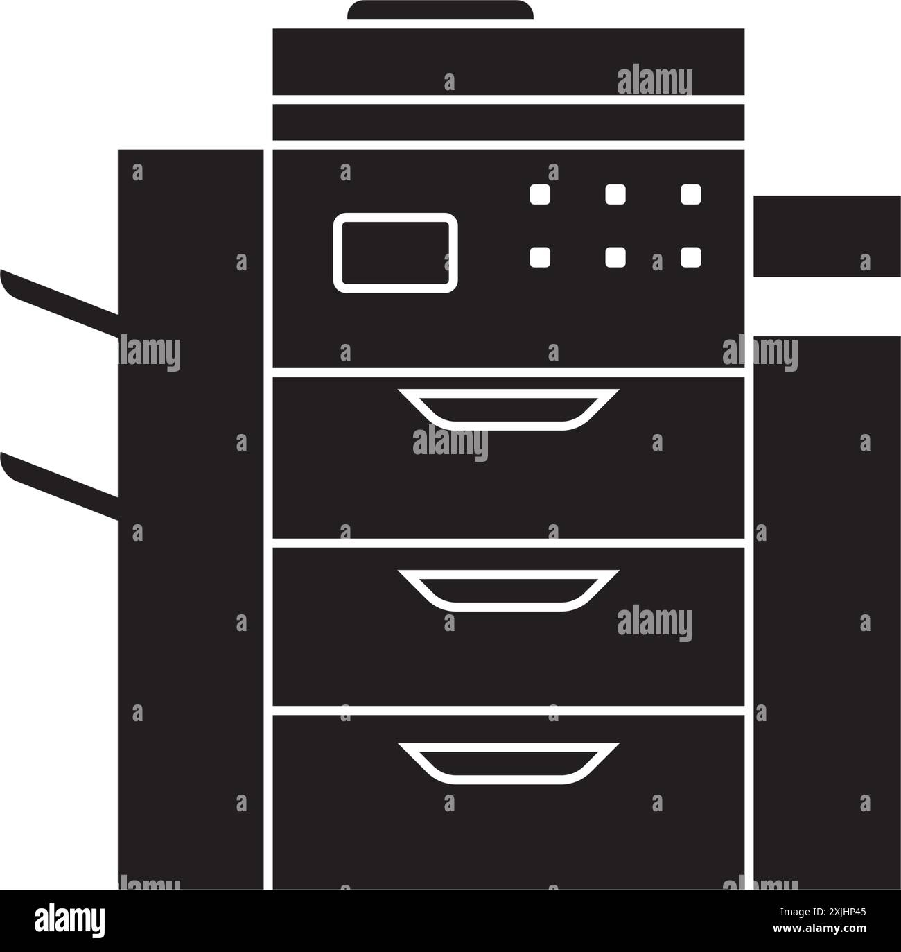 Laser printer icon outline style Stock Vector Images - Alamy