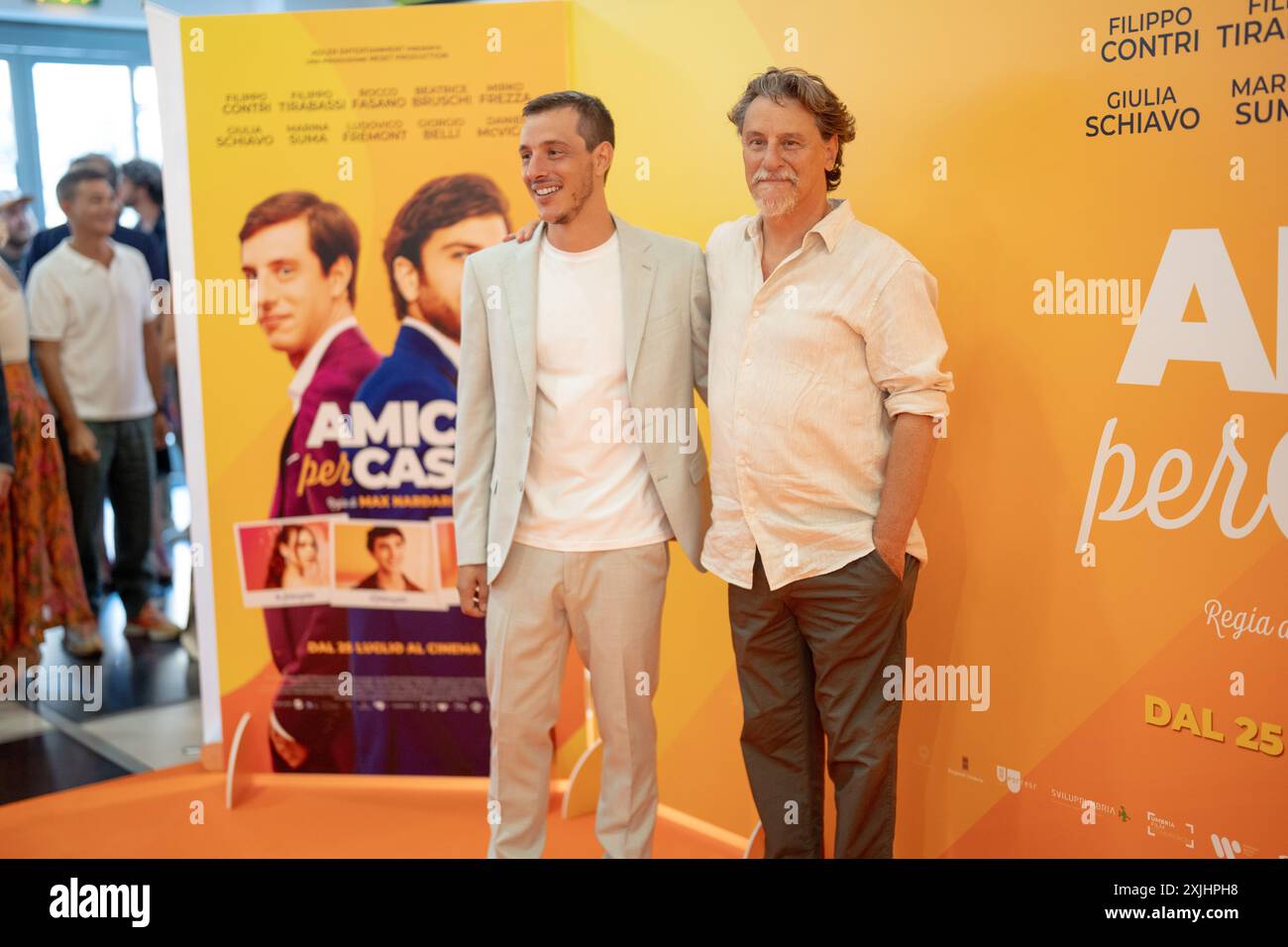 Filippo Tirabassi and Tirabassi are attending the ''Amici Per