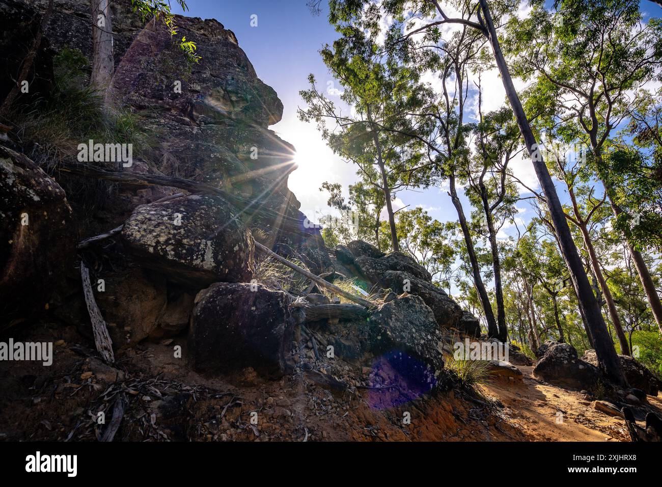 Qld Rocks White Rock Conservation Area in Queensland, Australia Stock Photo - Alamy