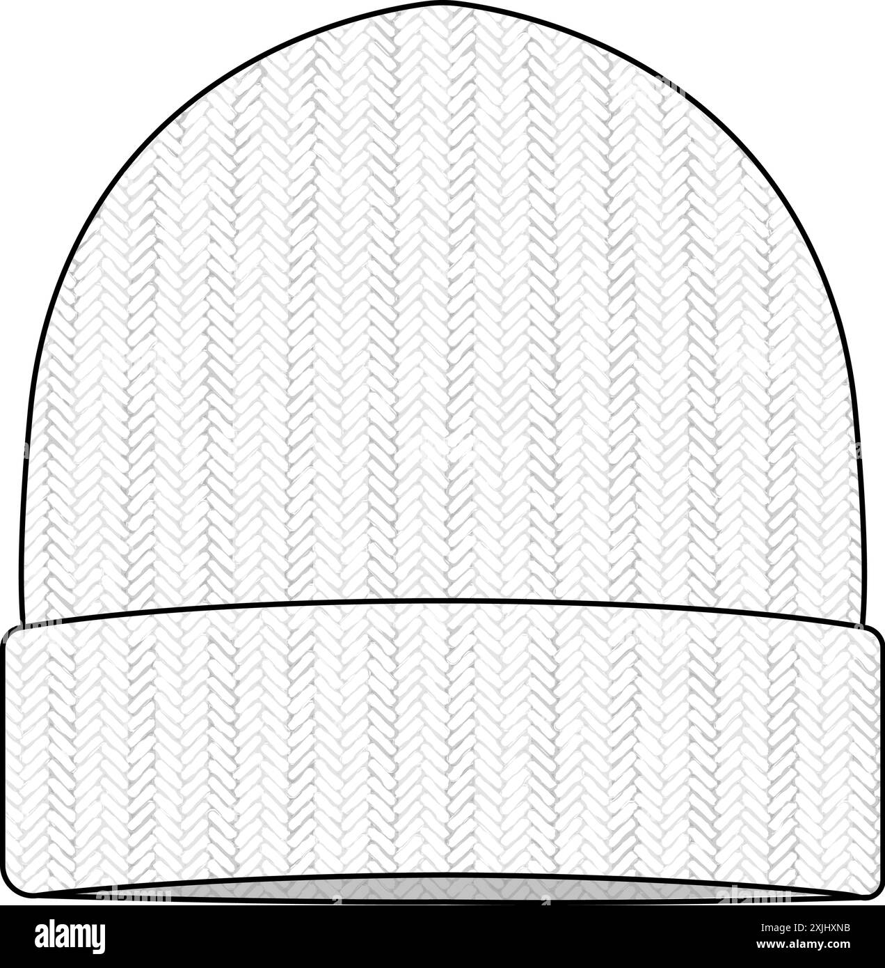 Knit cap ( beanie ) template vector illustration Stock Vector Image Knit cap ( beanie ) template vector illustration Stock Vector Image