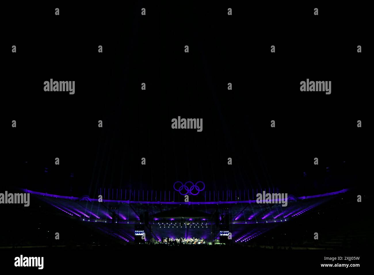 Panathenaic stadium night hi-res stock photography and images - Alamy