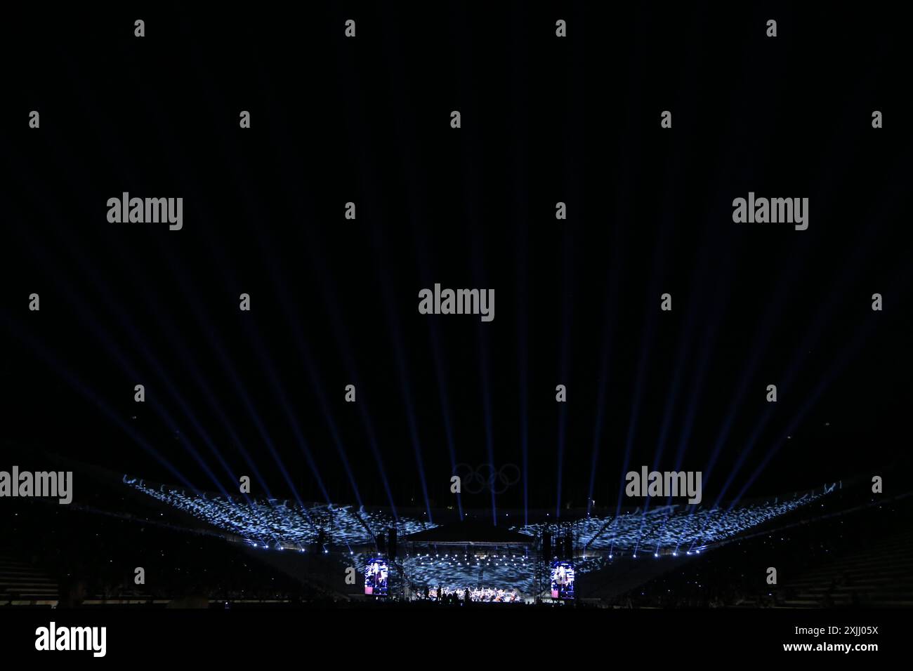 Panathenaic stadium night hi-res stock photography and images - Alamy