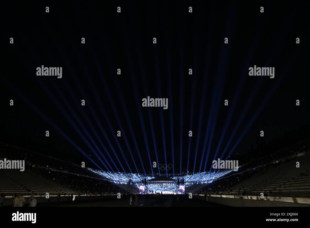 Panathenaic stadium night hi-res stock photography and images - Alamy