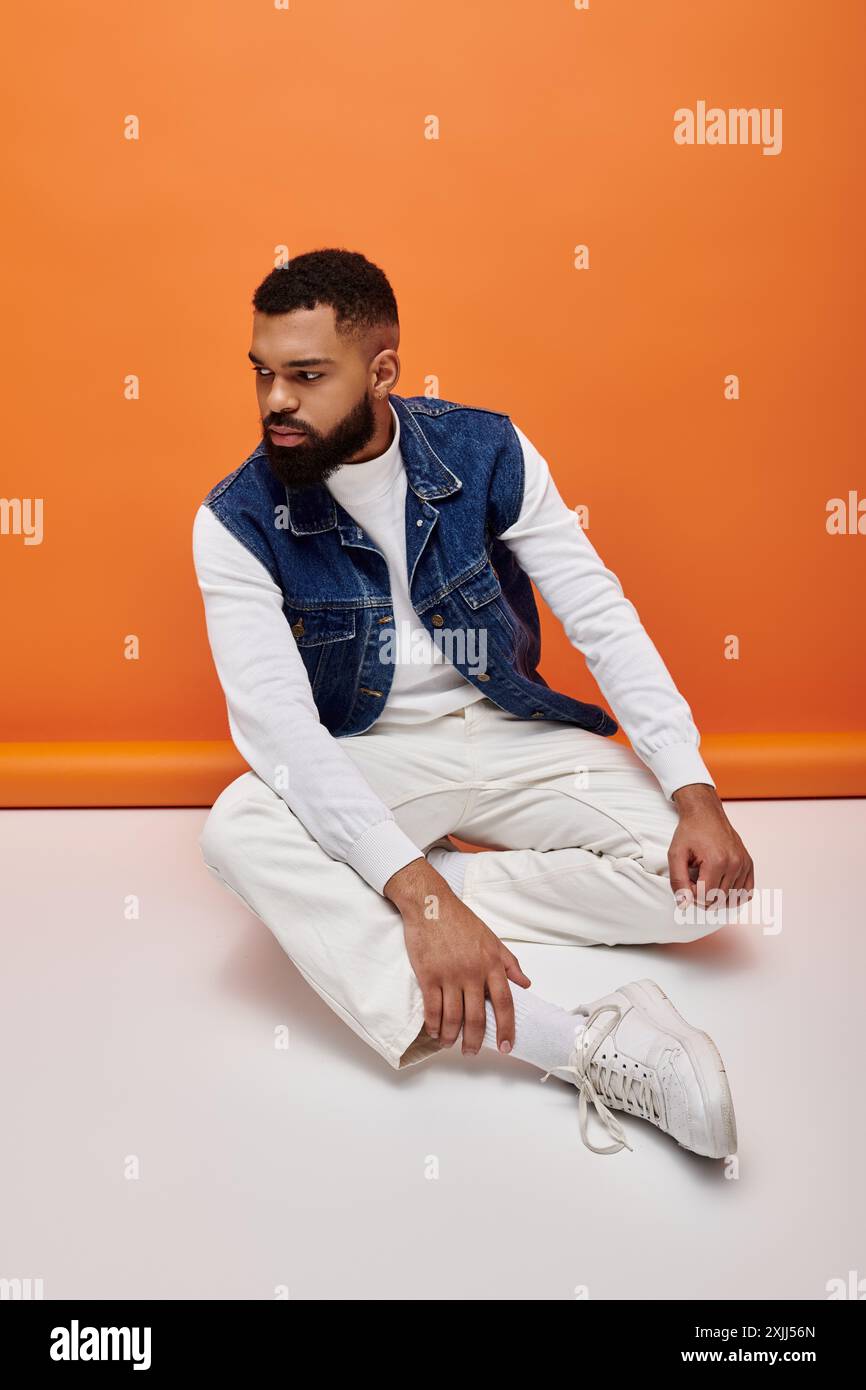 Stylish calm artistic handsome hi-res stock photography and images - Alamy
