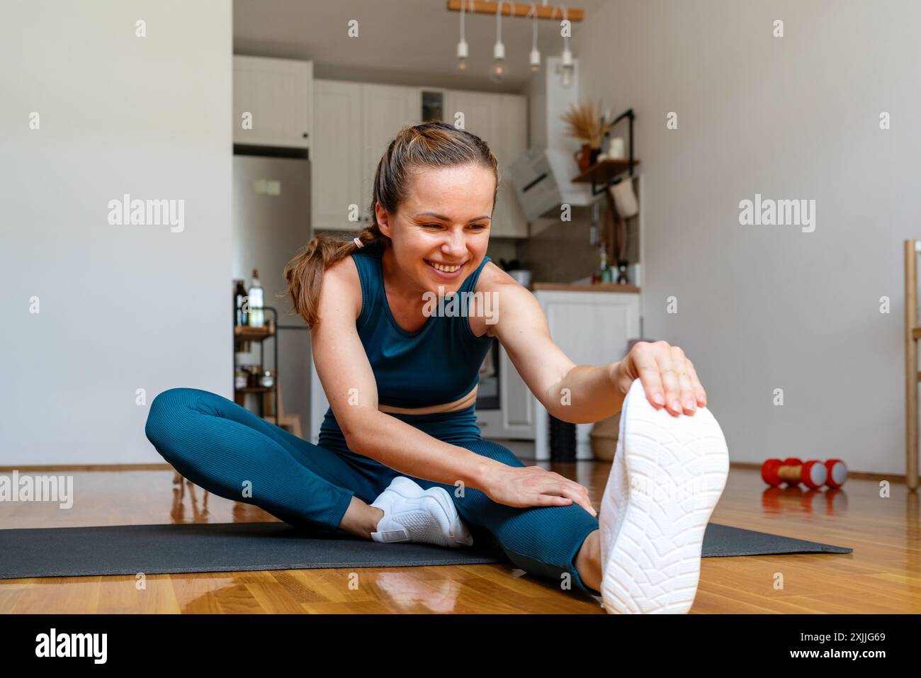 Beautiful woman hand stretching hi-res stock photography and images - Alamy