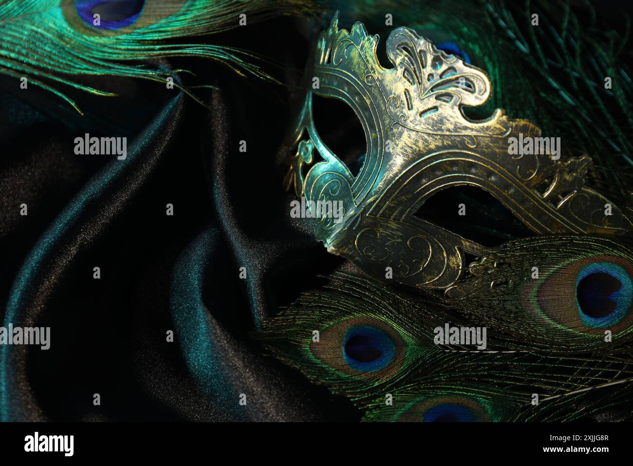 Carnival venice peacock costume hi-res stock photography and images - Alamy