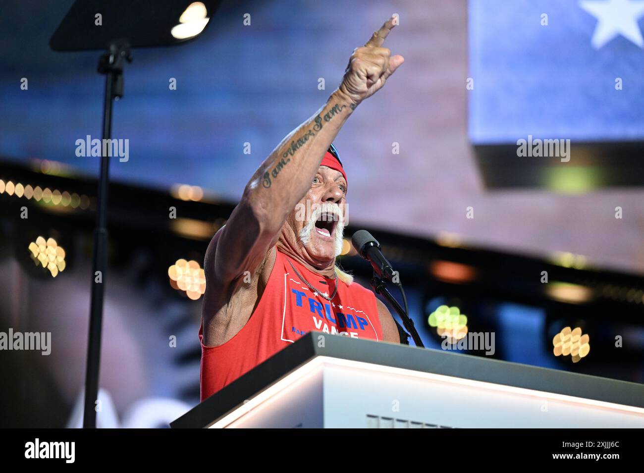 Milwaukee, USA. 18th July, 2024. Terry Bollea, better known by his ring ...