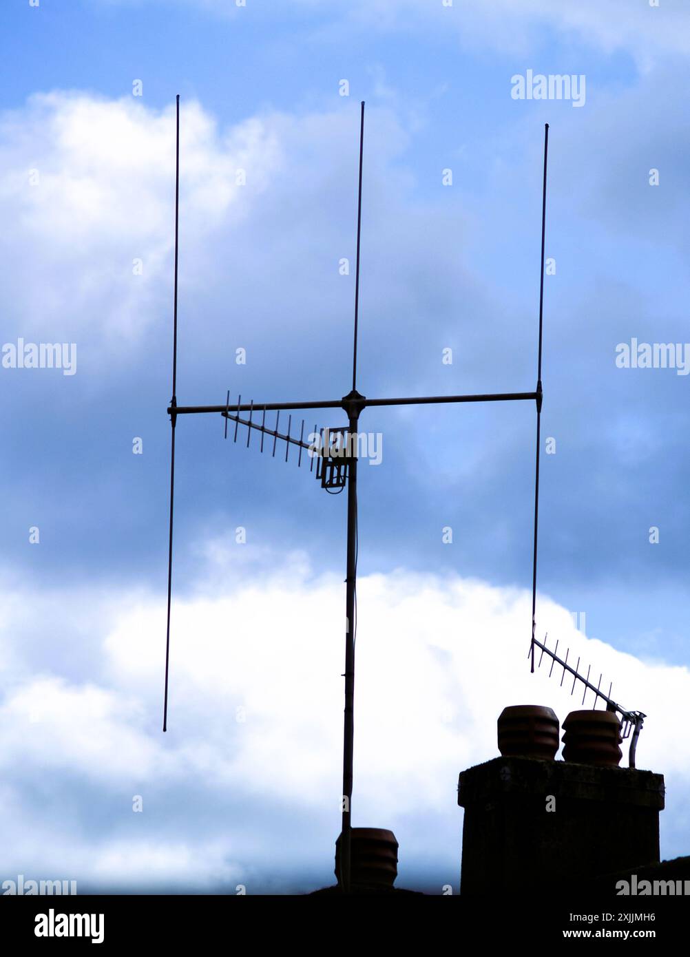 Television Aerials Stock Photo