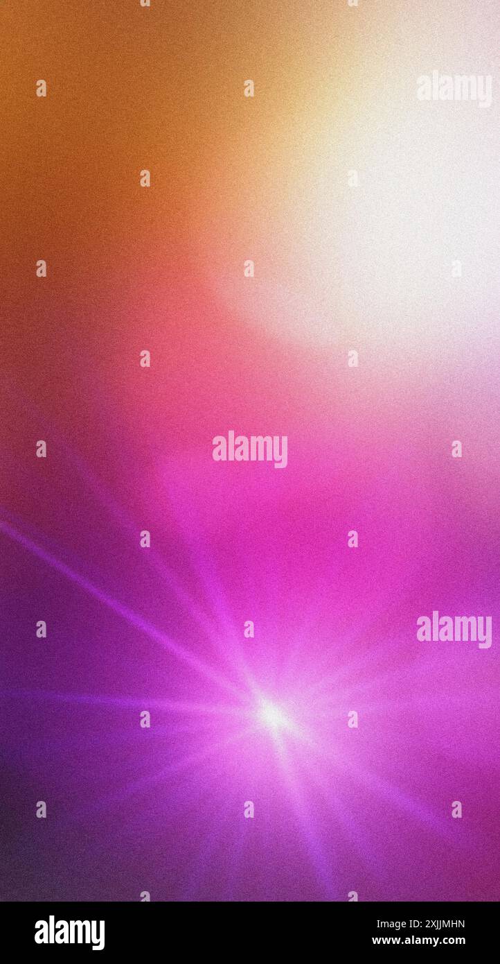 Grainy textured abstract background with purple and orange gradient ...