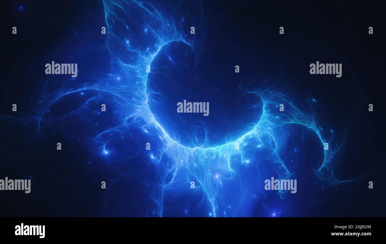 Beautiful Nebula in deep space and universe Stock Photo