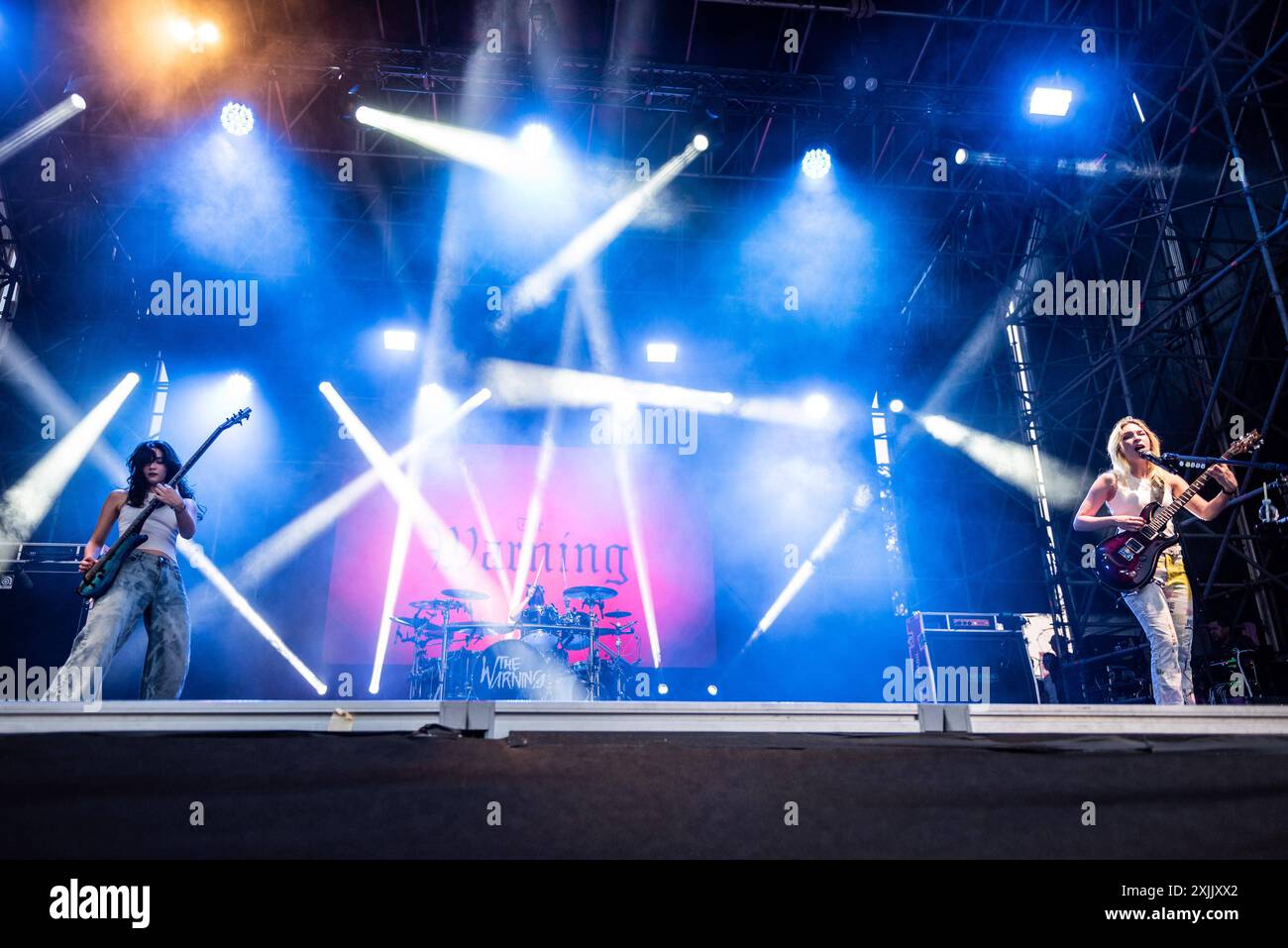 Music Concert - The Warning Daniela, Pauilna and Alejandra Villarreal Velez  of The Warning Bologna BOnsai Garden Italy Copyright:  xMirkoxFava/TSCKx/xLiveMediax LPM 1446035 Stock Photo - Alamy