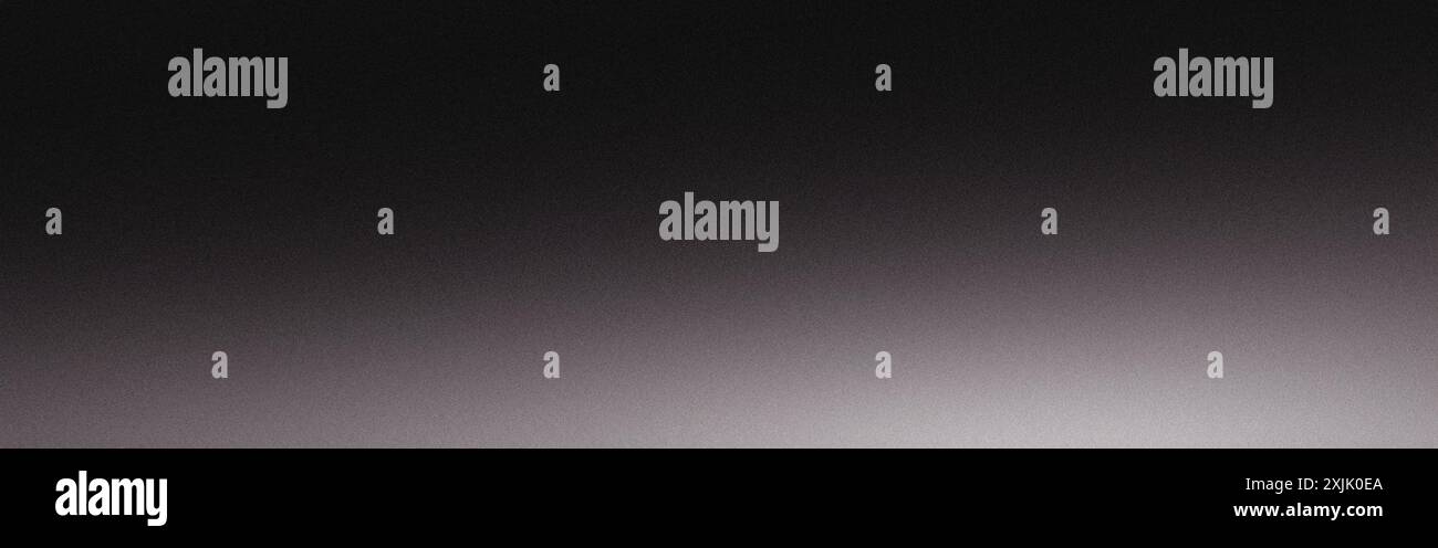 Black and white grainy gradient background fading to white, with a grainy texture Stock Photo