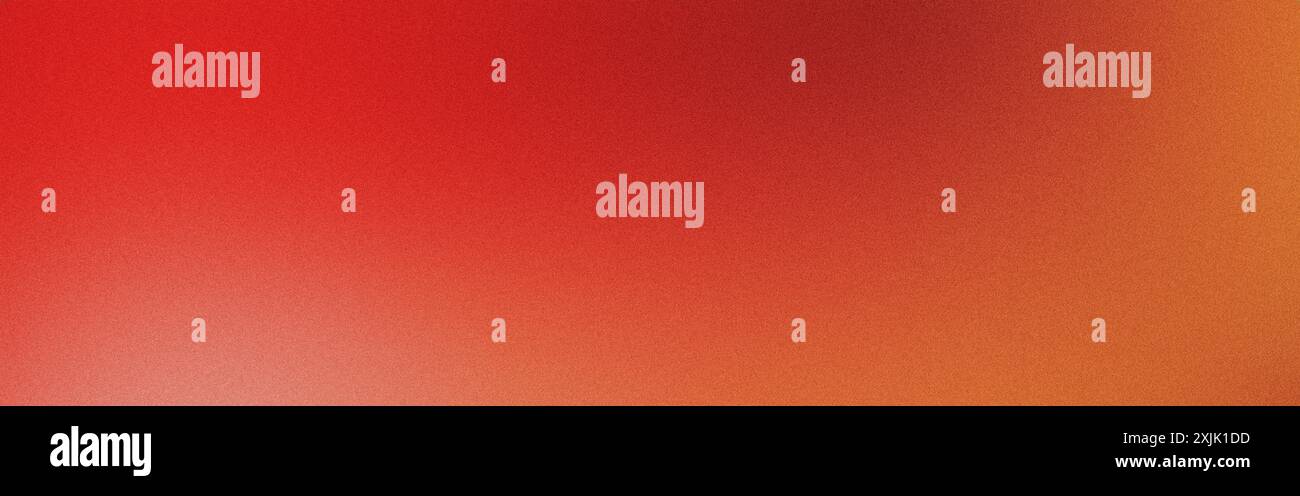 Grainy texture with a panoramic gradient background, featuring shades of red and orange Stock Photo